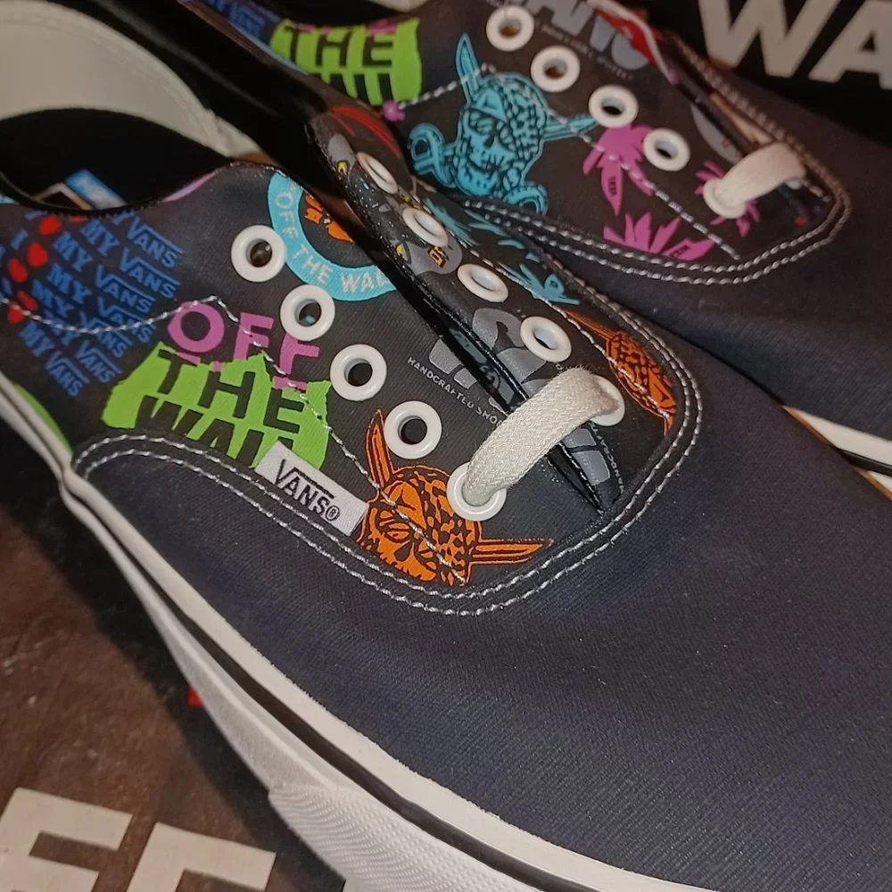 Vans Men's 6.5/Women's 8 Era SF V66 Logo Black Multi VN0A3MUHW95
